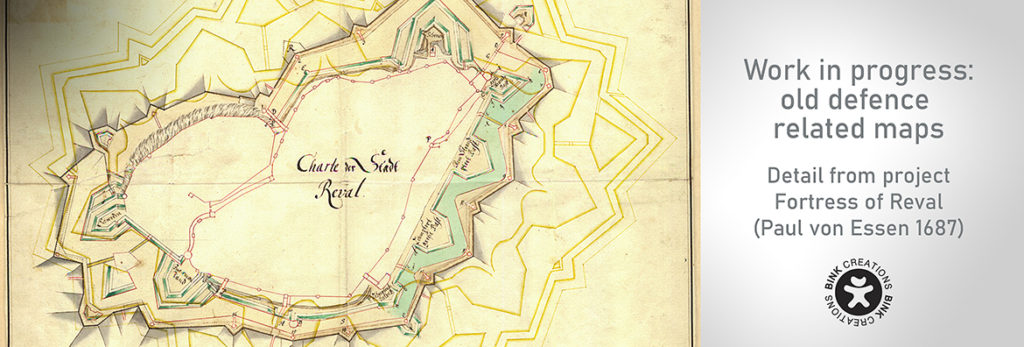 Detail from project of Fortress of Reval